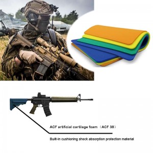 Pistolas tácticas militares para rifles Slip-On Buttstock Material de amortiguación de almohadillas de retroceso （ACF）