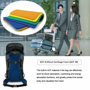Confort Materiales de cojín de PU Inserto de equipaje de viaje Almohadilla de protección contra impactos （ACF）